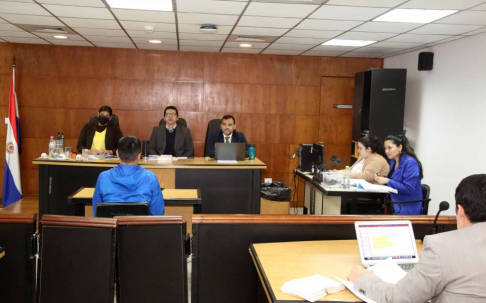 Juicio oral desarrollado en el Palacio de Justicia de Asunción