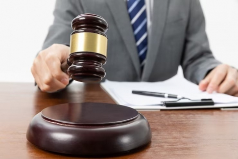 Imágen de un juicio oral y público desarrollado en el Palacio de Justicia