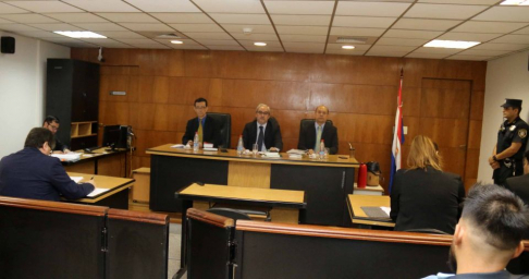 Juicio desarrollado en el Palacio de Justicia de Asunción.
