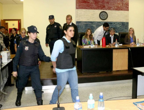 Imágen de un juicio oral y público desarrollado en el Palacio de Justicia