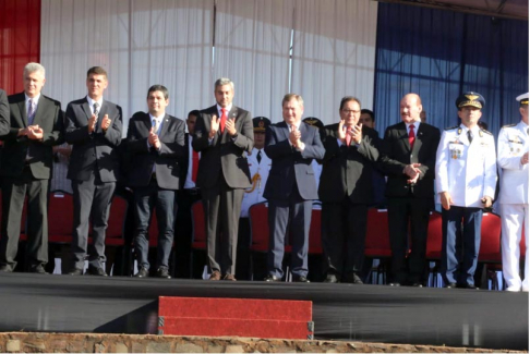 El presidente de la Corte, doctor Eugenio Jiménez Rolón participó del acto