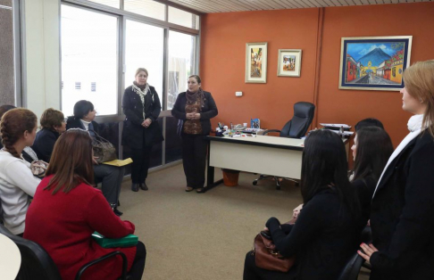 Estudiantes de la Universidad Nacional de Asunción inician pasantía en el Poder Judicial.