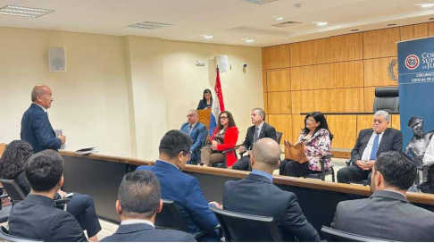 Ministra Carolina Llanes encabezó jornada institucional para fortalecer el servicio de justicia en Canindeyú.