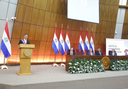 Presentación del tercer informe de gestión del Ejecutivo.