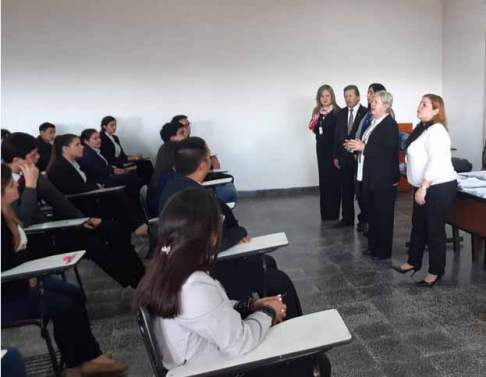 Un equipo técnico de la Dirección General de Recursos Humanos y del CIEJ responsables de las evaluaciones estuvo presente en la sede universitaria.
