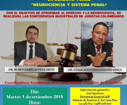 Empiezan las conferencias magistrales en el Palacio de Justicia.