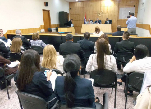 En la fecha el vicepresidente primero Antonio Fretes participó del curso de expediente electrónico judicial en Cordillera