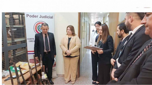Realizaron depuración de Evidencias en el Palacio de Justicia de Pilar.