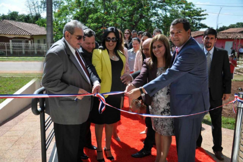 Se inauguró Juzgado de Paz de Santa María.