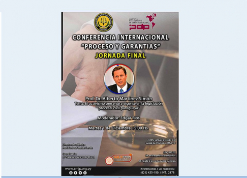 Presidente Martínez Simón expondrá en conferencia virtual.