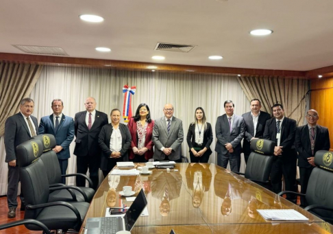 Autoridades judiciales recibieron a representantes del Sifjupar.