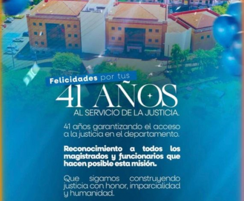 Amambay: 41 años de servicio judicial en el norte del país.