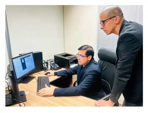 Implementaron el Expediente Judicial Electrónico en juzgados penales de sentencia unipersonales de Saltos del Guairá.