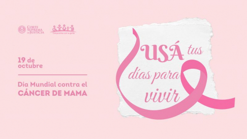 CSJ se adhiere a la campaña nacional de prevención del cáncer de mama
