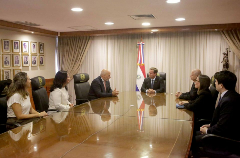 Autoridades judiciales  recibieron en audiencia protocolar a representantes de la ASIPI.