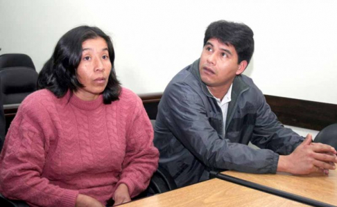 Los acusados enfrentando el juicio oral y publico 