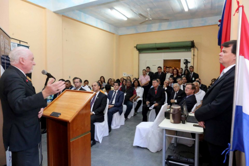 El acto contó con la presencia del ministro superintendente de la Circunscripción de Pdte. Hayes, Prof. Dr. César Garay.