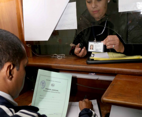 Oficina de Legalización del Poder Judicial de Asunción.