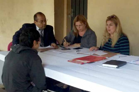 La Penitenciaría de Emboscada recibió visita de juezas.
