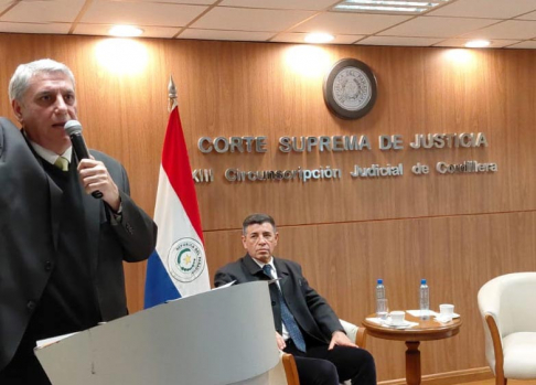 Ministro Ríos Ojeda participó de la presentación del Informe de Gestión de Cordillera.