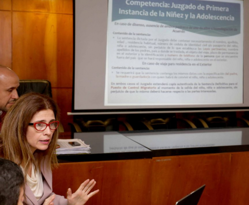 La competencia del Juzgado de Paz fue uno de los temas analizados durante la reunión interinstitucional.