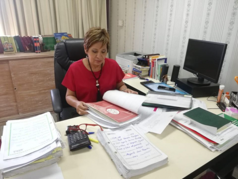 La jueza de Primera Instancia en lo Laboral, 3er Turno de la Capital, Margarita León Ramírez.