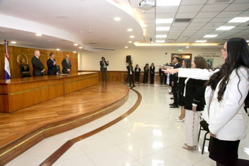 Autoridades judiciales tomaron juramento de rigor a magistrados que prestarán servicios en diferentes circunscripciones judiciales del país.