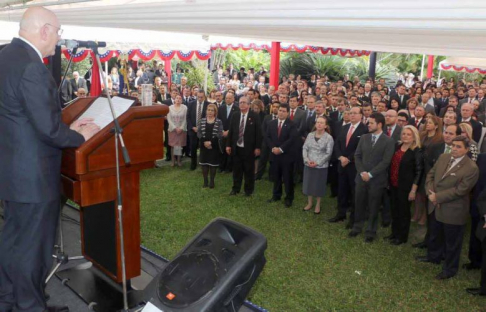 El embajador, James Thessin, agradeció a las autoridades nacionales por el constante respaldo a las actividades desarrolladas por EE.UU.