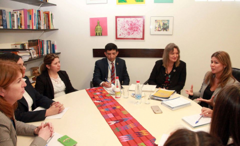 Dirección de Derechos Humanos de la Corte Suprema de Justicia mantuvo una reunión con Birgit  Gerstenberg, representante regional para América del Sur del Alto Comisionado de las Naciones Unidas para los Derechos Humanos (OACNUDH).