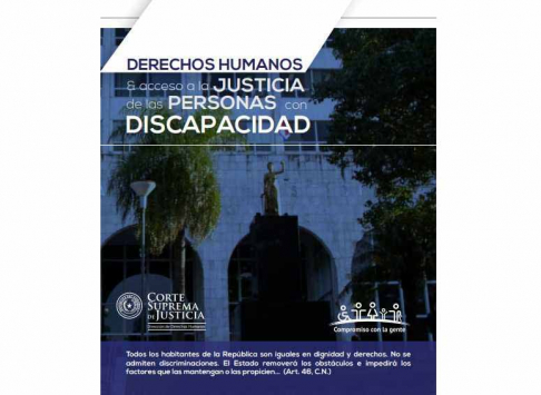 Realizarán capacitación de Convención sobre los Derechos de las Personas con Discapacidad y el Acceso a la Justicia