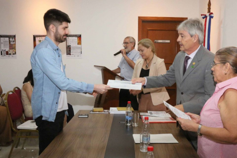 Acto de premiación del concurso “Nuestra memoria histórica, un escudo para proteger los Derechos Humanos” en el Museo de la Justicia – Centro de Documentación y Archivo para la Defensa de los Derechos Humanos de la Corte Suprema de Justicia.