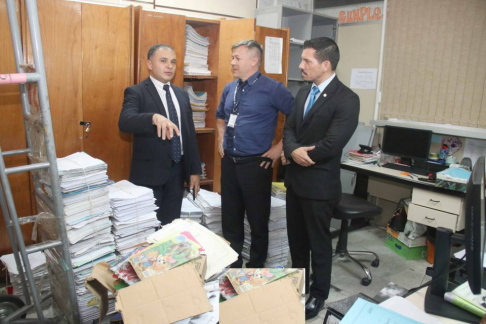 Realizaron un recorrido de verificación, retiro y reciclaje de materiales en los seis juzgados del fuero laboral y sus doce secretarías. 