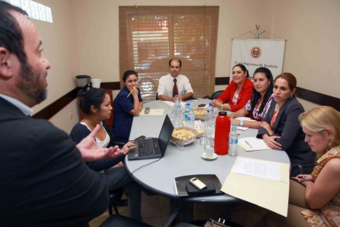 Durante el encuentro.