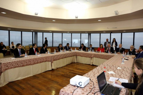 La Comisión Nacional para la Reforma de la Justicia, está integrada por el titular de la Corte, Eugenio Jiménez Rolón, y la magistrada María Mercedes Buongermini Palumbo, ambos en representación del Poder Judicial.