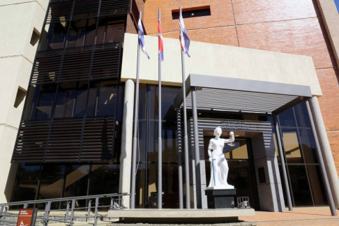 Palacio de Justicia de la Circunscripción Judicial de Caazapá.