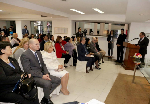 La ministra de la Corte doctora Alicia Pucheta participó del lanzamiento del curso de Alto Nivel en Derechos Humanos.