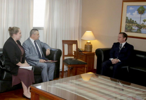 Presidente de la CSJ, doctor Martínez Simón, recibió al embajador de la Federación de Rusia.
