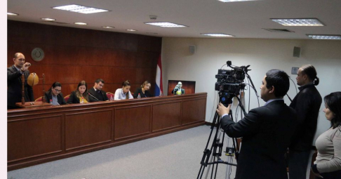 El sorteo de preopinantes de causas de la Sala Penal, fuero Contencioso Adminsitrativo, fue trasmitido en vivo por Tv Justicia.