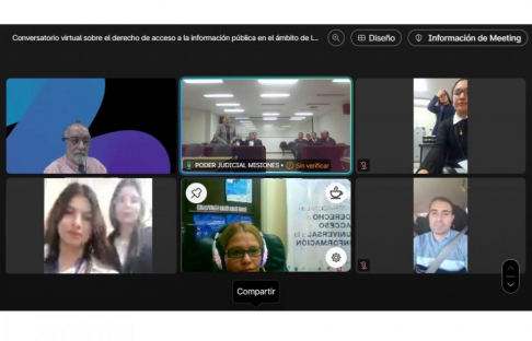 Conversatorio sobre acceso a la información pública con magistrados y directores de Misiones.