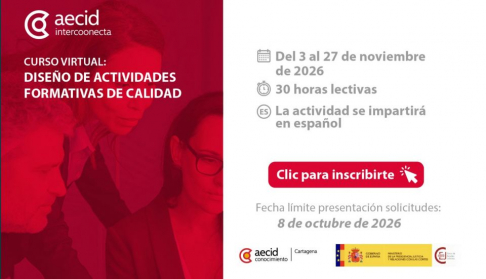 Invitan a participar del curso virtual “Diseño de Actividades Formativas de Calidad”.