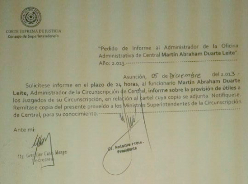 Corte abre investigación tras denuncia en redes sociales