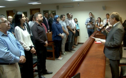 Un total de 23 personas juraron ante el titular de la máxima instancia judicial.