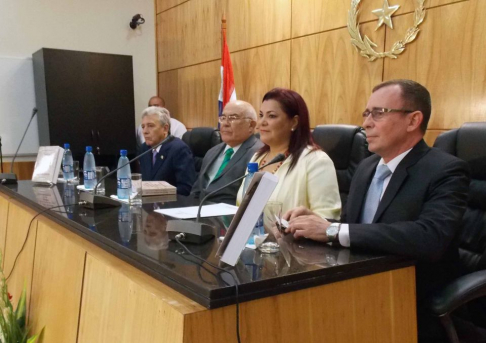 El ministro superintendente de la Circunscripción Judicial de Cordillera, doctor Sindulfo Blanco, participó de la actividad.