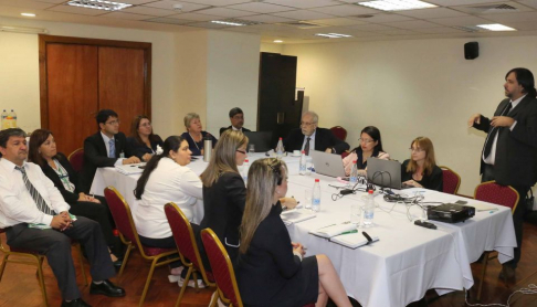 La mesa de trabajo integrada por representantes de Usaid y Ceamso.