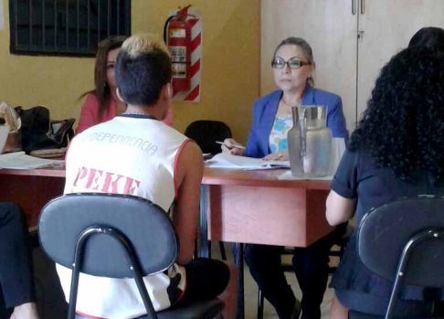 Magistrados se interiorizan sobre adolescentes recluidos en Pedro Juan Caballero.