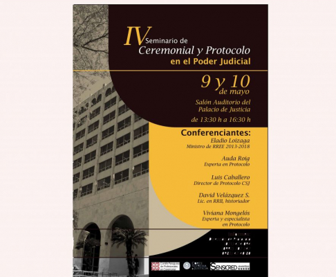 Las ponencias serán dictadas por funcionarios de la Dirección de Protocolo y expertos invitados de otras instituciones.