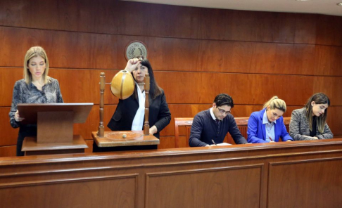 En la transmisión en vivo, realizada por Tv Justicia, fueron sorteadas causas correspondientes a la Sala Civil.