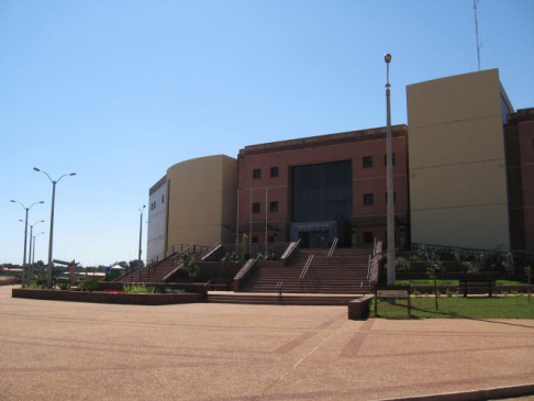 Fachada del Palacio de Justicia de Concepción.