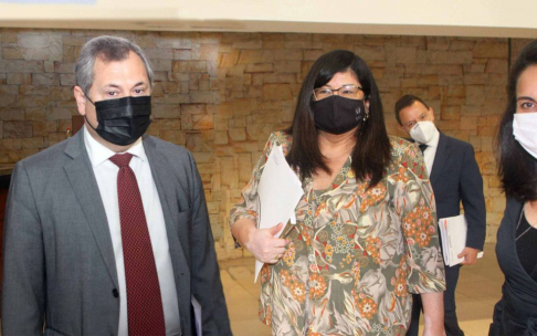 Ministros Jiménez Rolón y Llanes representaron a la CSJ ante el equipo evaluador del GAFILAT