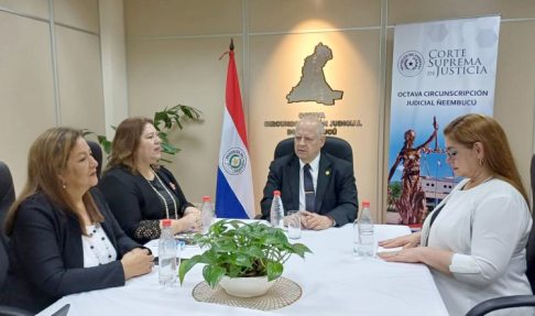 Estas actividades se realizaron conforme a los lineamientos establecidos por la Corte Suprema de Justicia para fortalecer los servicios de justicia en el interior del país.